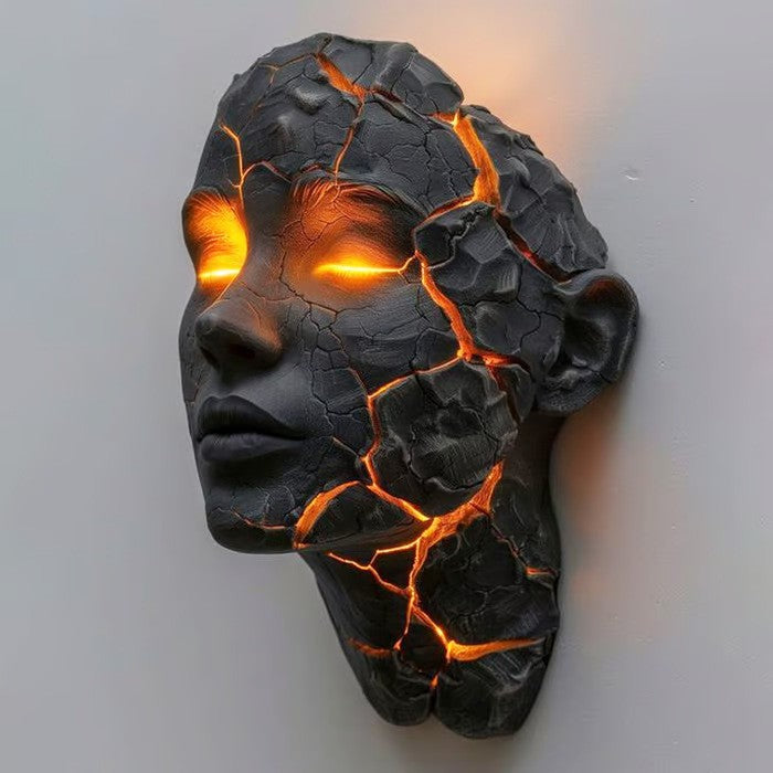 Broken Soul – Lámpara de Pared Escultórica