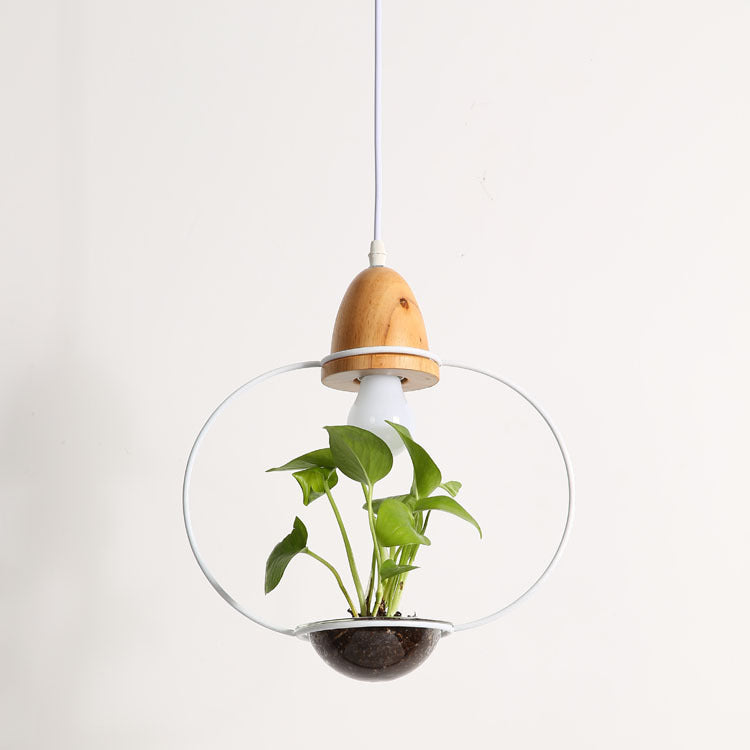 Lámpara Colgante LED para Plantas - Iluminación Decorativa Jardín Interior