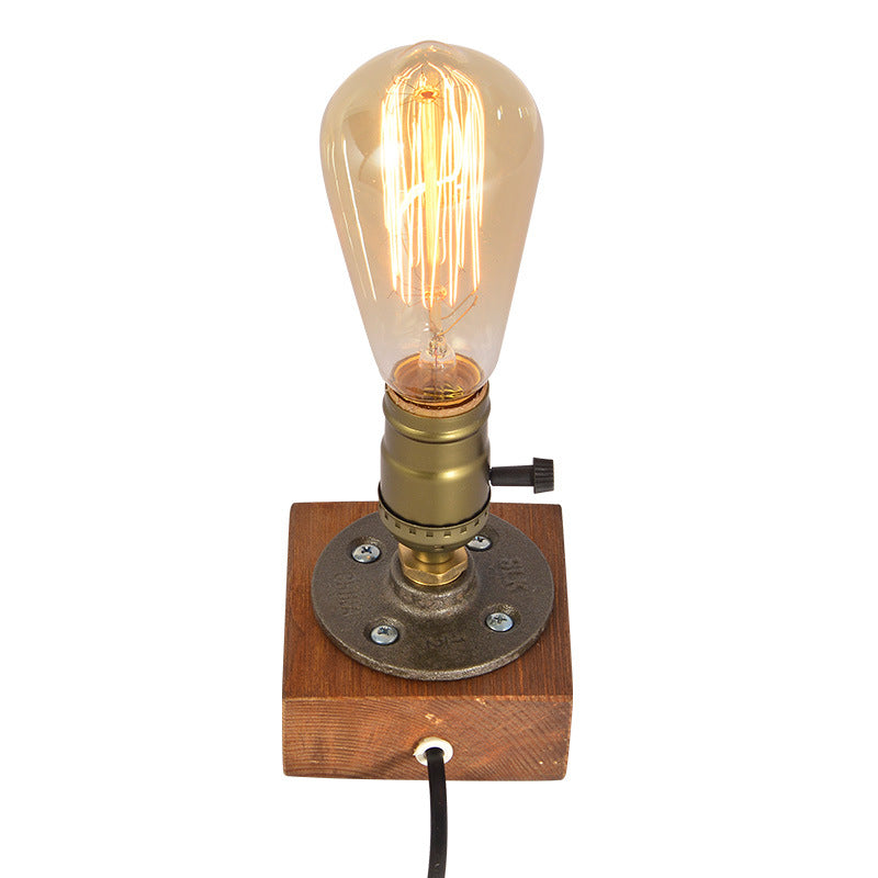 Lámpara de Mesa Edison – Estilo Industrial Vintage