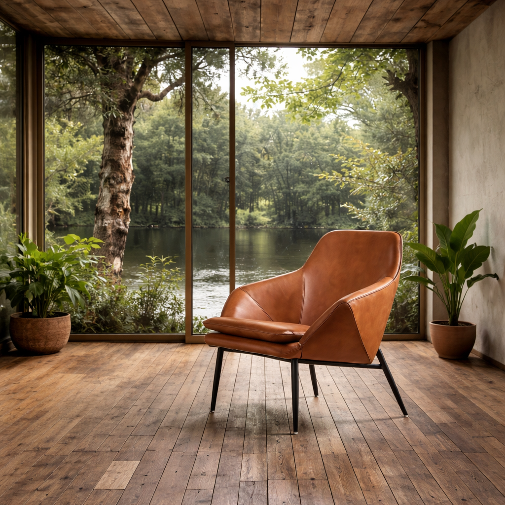 Sillón Individual Leisure – Marrón Oscuro