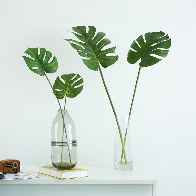 Hoja Monstera Decorativa – Planta Tropical Minimalista