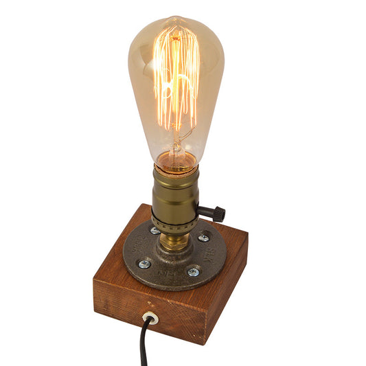 Lámpara de Mesa Edison – Estilo Industrial Vintage