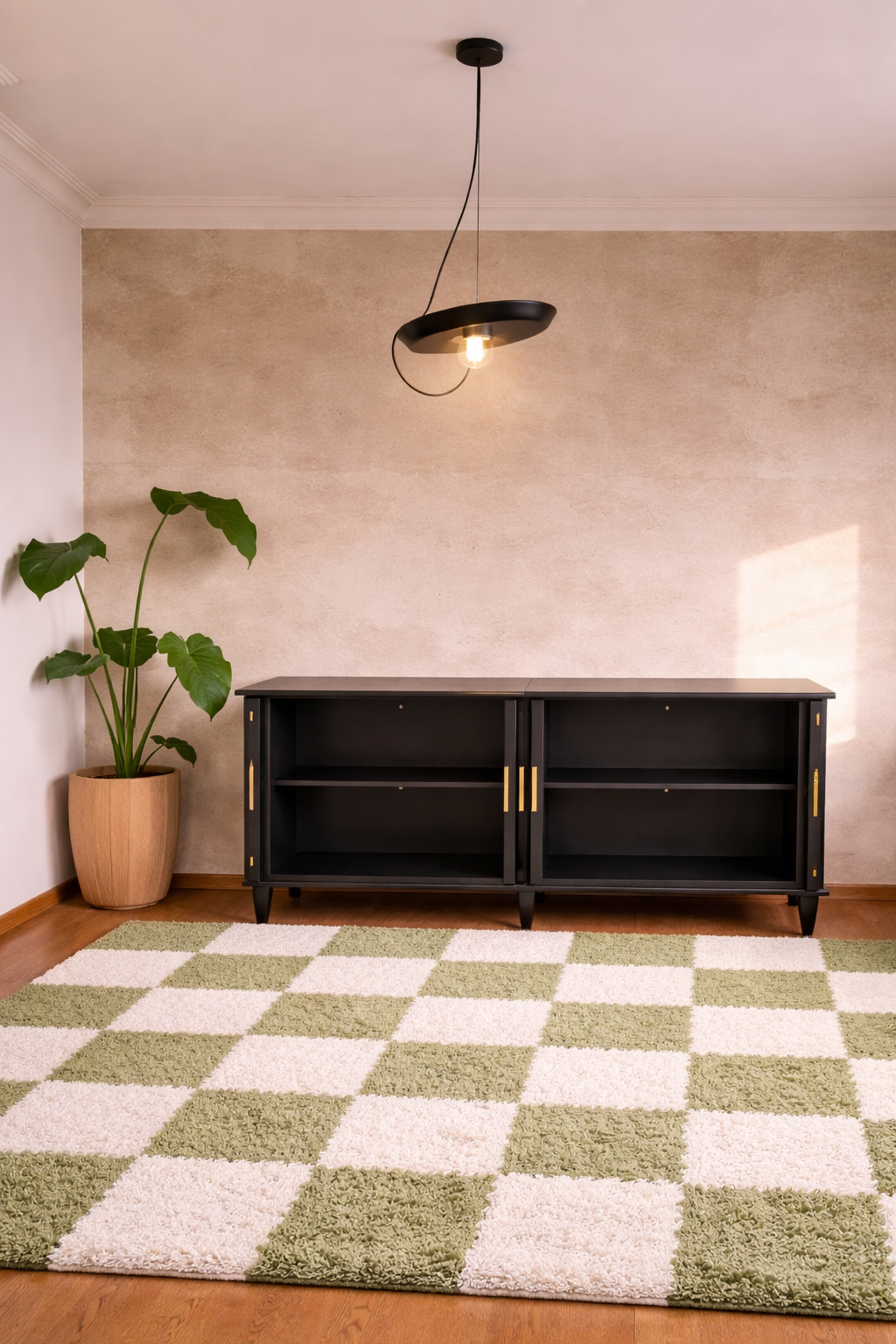 Mueble Escondite para Arenero de Gato – 2 Habitaciones con Diseño Rattan