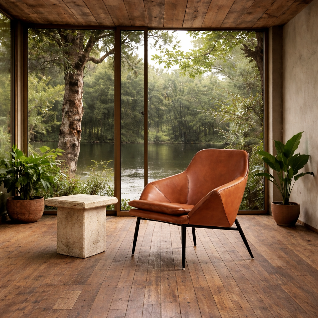 Sillón Individual Leisure – Marrón Oscuro