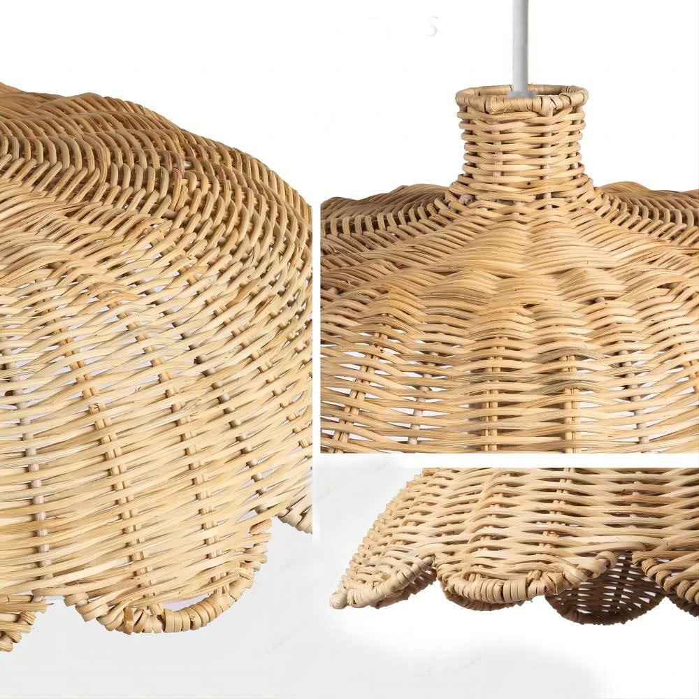 Lámpara Colgante de Ratán – Diseño Nórdico Artesanal